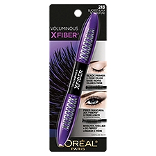 L'Oréal Paris Voluminous X Fiber 213 Blackest Black Primer and Mascara, 0.43 fl oz