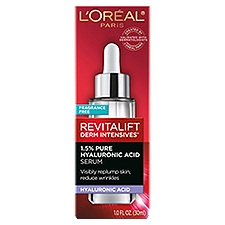 L'Oréal Paris Revitalift Derm Intensives Hyaluronic Acid Serum, 1 fl. oz.