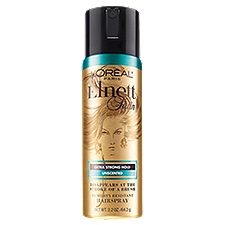 L'Oreal Paris Hairspray Unscented Extra Strong Hold, 2.2 Ounce