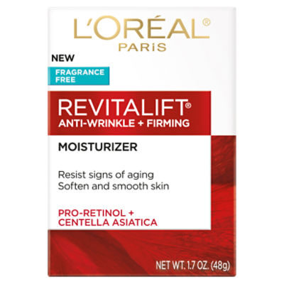 L'Oreal Paris Revitalift Anti-Aging Face & Neck Cream Fragrance Free, 1.7 oz.