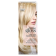 L'Oréal Paris Le Color Gloss Cool Blonde One Step, Toning Gloss, 4 Fluid ounce