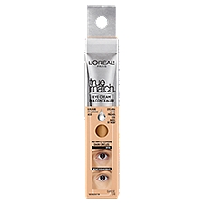 L'Oreal Paris True Match Eye Cream in a Concealer, 0.5% hyaluronic acid, Light N3-4, 0.4 fl. oz.