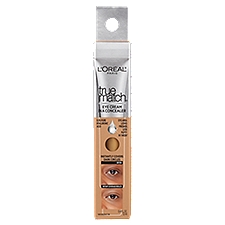 L'Oreal Paris True Match Eye Cream in a Concealer, 0.5% hyaluronic acid, Dark C7-8, 0.4 fl. oz.