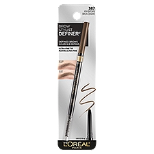 L'Oréal Paris Brow Stylist Definer 387 Ash Brown Ultra-Fine Tip, Shaping Pencil, 1 Ounce