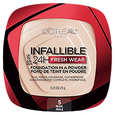 L'Oréal Paris Infallible 5 Pearl Foundation in a Powder, 0.31 oz