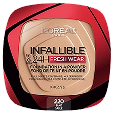 L'Oréal Paris Infallible 220 Sand Foundation, 0.31 oz