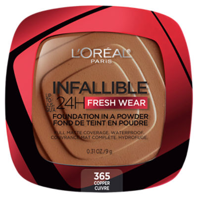 L'Oréal Paris Infallible 365 Copper Foundation in a Powder, 0.31 oz