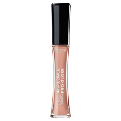 L'Oreal Paris Infallible 8 Hour Pro Lip Gloss, hydrating finish, Nude Petal, 0.21 fl. oz.
