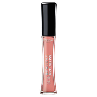 L'Oreal Paris Infallible 8 Hour Pro Lip Gloss, hydrating finish, Shell Pink, 0.21 fl. oz.