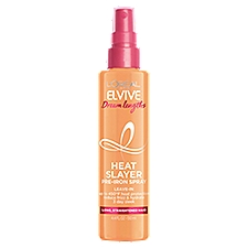 L'Oréal Paris Elvive Dream Lengths Slayer Pre-Iron Leave-In, Heat Spray, 4.4 Fluid ounce