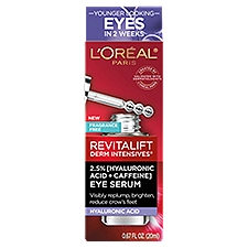 L'Oréal Paris Revitalift Derm Intensives Hyaluronic Acid plus Eye Serum, 0.67 fl. oz.