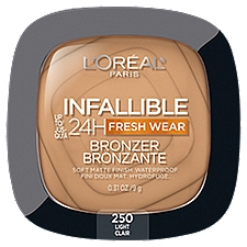 L'Oréal Paris Infallible 250 Light Bronzer Foundation, 0.31 oz