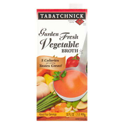 Tabatchnick Garden Fresh Vegetable Broth, 32 fl oz Fairway