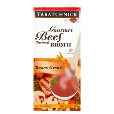 Tabatchnick Gourmet Beef Flavored Broth, 32 fl oz