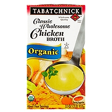 Tabatchnick Organic Classic Wholesome Chicken Broth - Kosher, 32 Fluid ounce