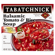 Tabatchnick Balsamic Tomato & Rice, Soup, 15 Ounce