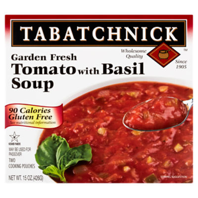 Tabatchnick Garden Fresh Tomato with Basil Soup, 2 count, 15 oz, 15 Ounce