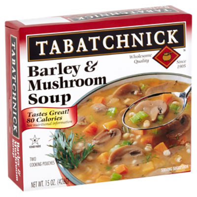 Deli Style Mushroom Barley Soup