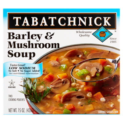Tabatchnick Barley & Mushroom Soup, 2 count, 15 oz