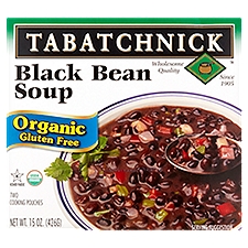 Tabatchnick Organic Black Bean Soup, 2 count, 15 oz