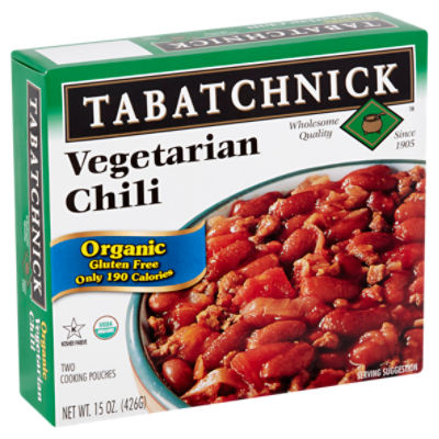 Tabatchnick Organic Vegetarian Chili, 2 count, 15 oz