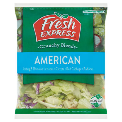 Fresh Express Crunchy Blends American Salad, 11 oz