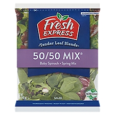 Fresh Express 50/50 Baby Spinach/Spring Mix, 5 Ounce