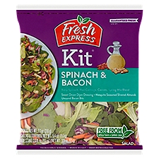 Fresh Express Kit Spinach & Bacon Salad, 7.7 oz