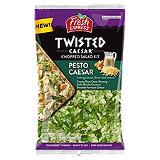 Fresh Express Twisted Cesar Pesto Caesar Chopped Salad Kit, 9.5 oz