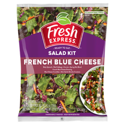 Fresh Express Kit French Blue Cheese Salad Kit, 8.0 oz ShopRite