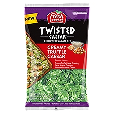 Fresh Express Twisted Creamy Truffle Caesar Chopped Salad Kit, 9.3 oz, 1 Each