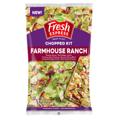 Fresh Express Farmhouse Ranch Chopped Salad Kit, 11.1 oz