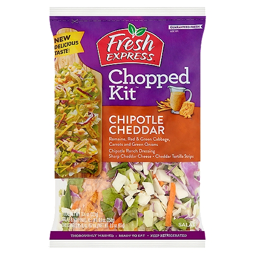 Fresh Express Chopped Kit Chipotle Cheddar Salad, 11.4 oz
