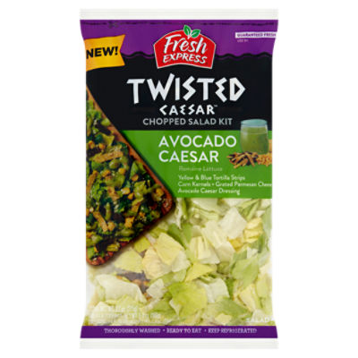 Fresh Express Twisted Caesar Avocado Caesar Chopped Salad Kit, 9.7 oz