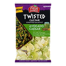 Fresh Express Twisted Caesar Avocado Caesar Chopped Salad Kit, 9.7 oz