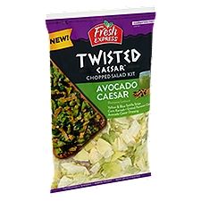 Fresh Express Twisted Caesar Avocado Caesar, Chopped Salad Kit, 9.7 Ounce