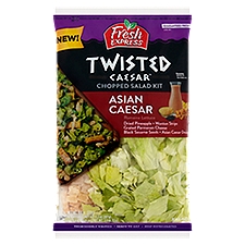 Fresh Express Twisted Caesar Asian Caesar Chopped Salad Kit, 9.6 oz