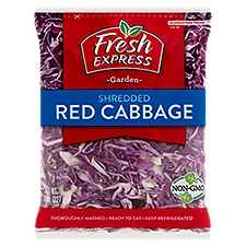 Fresh Express Shredded, Red Cabbage, 8 Ounce