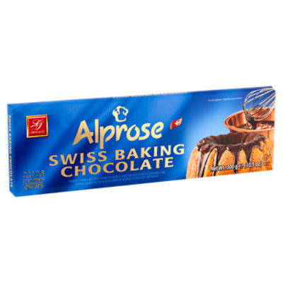 Alprose Swiss Baking Chocolate Bar, 10.5 oz