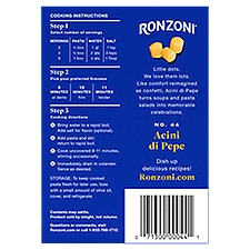 Ronzoni Acini di Pepe No. 44, Pasta, 16 Ounce