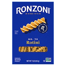 Ronzoni Rotini No. 75 Pasta, 16 oz