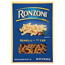 Ronzoni Gemelli No. 126, Pasta, 16 Ounce
