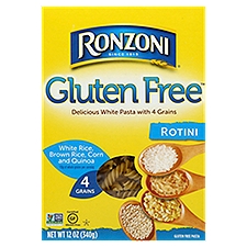 Ronzoni Pasta 4 Grains Rotini - Gluten Free, 12 Ounce