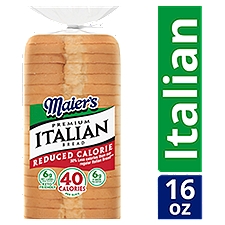 Maier's Reduced Calorie Premium, Italian Bread, 16 Ounce