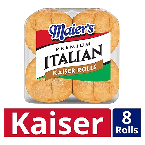 Maier's Premium Italian Kaiser Rolls, 8 count, 16 oz