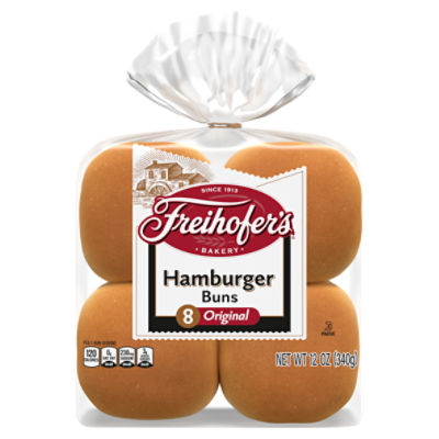 Freihofer's Bakery Original Hamburger Buns, 8 count, 12 oz