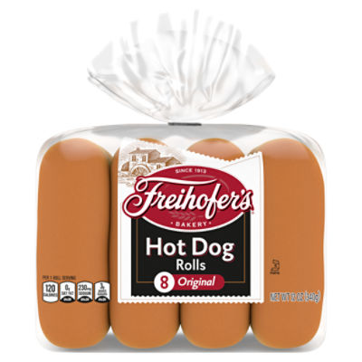 Freihofer's Original Hot Dog Rolls, 8 count, 12 oz