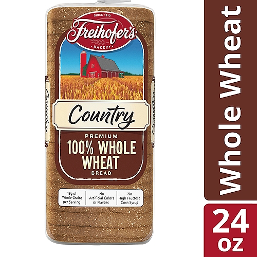 Freihofer 100% Whole Wheat Bread is packed with nutrients and deliciousness that the whole family can enjoy.