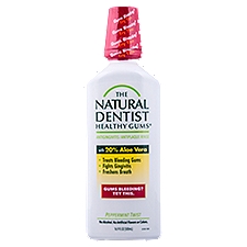 The Natural Dentist Healthy Gums Rinse Peppermint Twist, 16.9 fl oz, 16.9 Fluid ounce