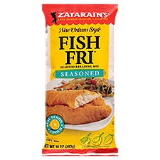Zatarain's Fish Fri New Orleans Style Seasoned Seafood, Breading Mix, 10 Ounce